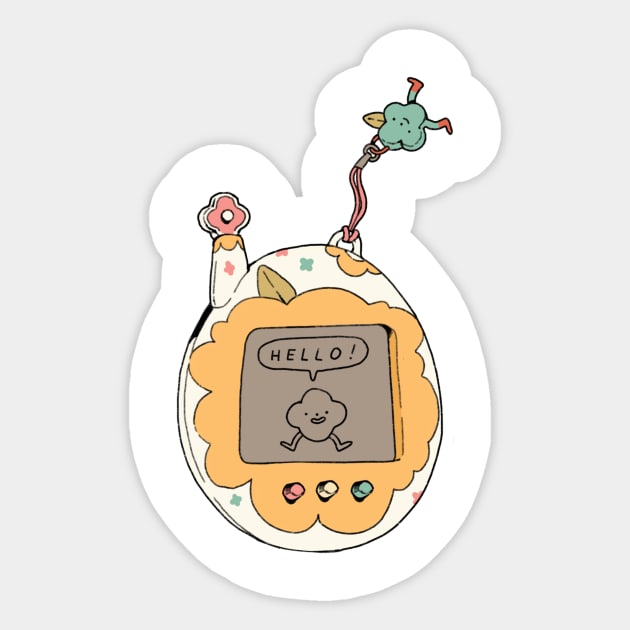Tamagotchi Sticker by PeachyDoodle